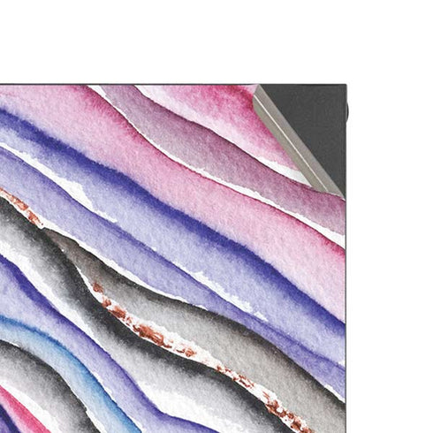 Violet Watercolor Geode XBox Series X Digital Edition Console Skin